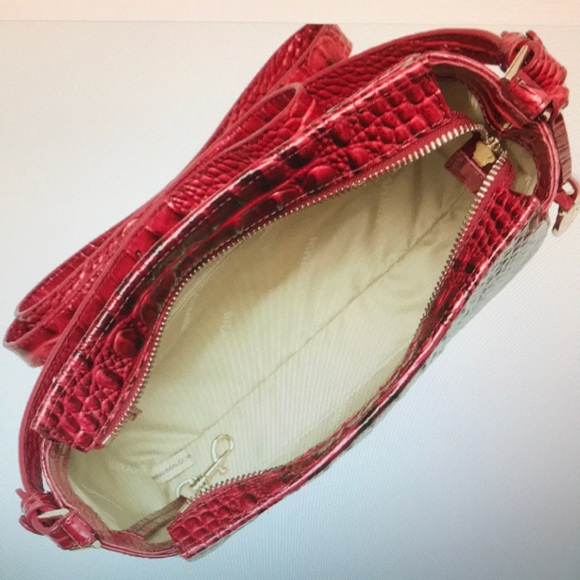 Brahmin Merlot Ombre Melbourne Hillary Crossbody BNWT - Picture 7 of 12